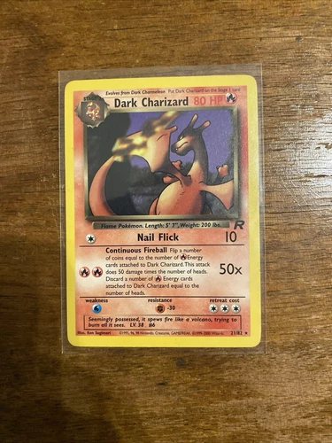 Dark Charizard 21/82 Non Holo Team Rocket Pokémon