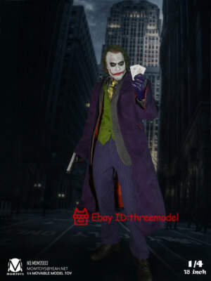 MOMTOYS MOM2003 1/4 Batman The Dark Knight Joker Action Figure IN