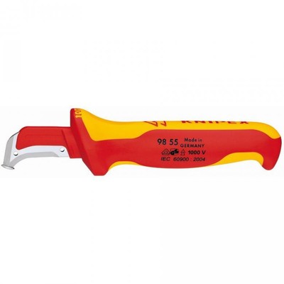 KNIPEX Tools - Dismantling Knife, 1000V Insulated (9855)