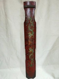 39 Polegadas Madeira Pintada A Mao Cantando De Sete Cordas Guqin Äºé¾æç  Ebay