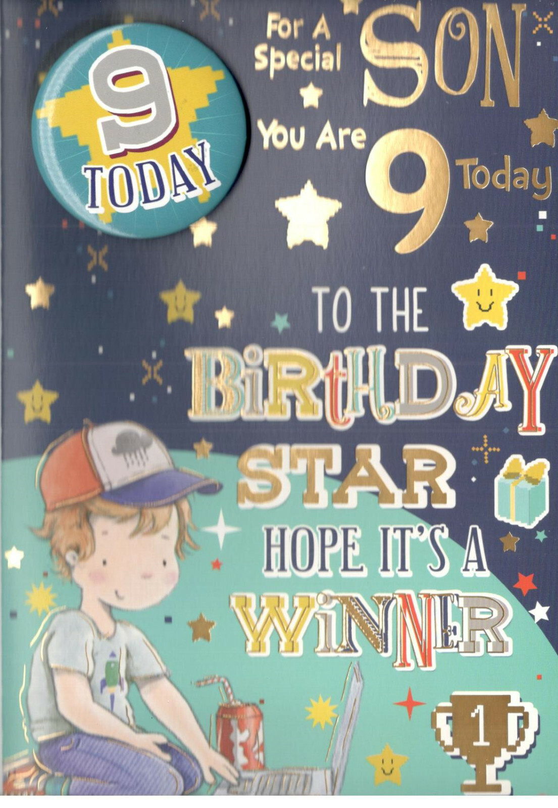 9 Year Old Birthday Card For Son, Grandson,Daughter ETC In Various ...