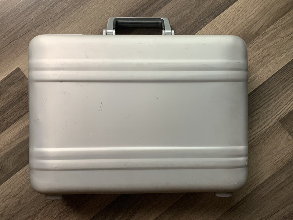 Vintage Zero Halliburton Attache Briefcase Combination Lock Aluminum USA eBay