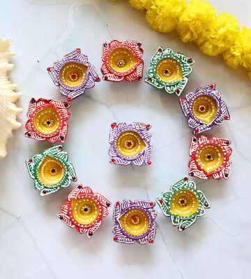 Diya for Diwali, (pack of 12), (Diwali Decoration Items)
