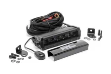 Rough Country 6" Black Series Single Row CREE LED Light Bar - 70707BL