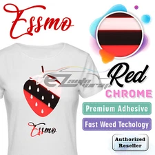 Red Chrome Heat Transfer Vinyl Roll HTV Roll T-Shirt 20" Iron On Heat Press DS12