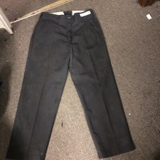 Men's Red Kap Flat Front Work Pants 30x30 Grey Flat Front GUC 4 For 20