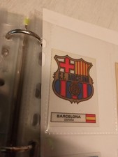 Barcelona Badge Shield Panini Football Superstars 84 Plasticized 