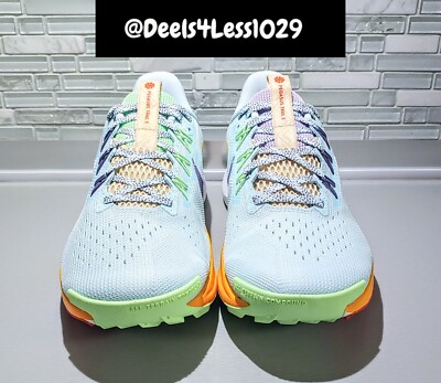 Nike ReactX Pegasus Trail 5 Running Womens Glacier Blue Sundial White DV3865-402