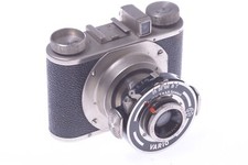   WIRGIN GEWIRETTE NICKEL CAMERA 3X4CM 127 ROLL FILM NICKEL IN FEET LENS C.1935