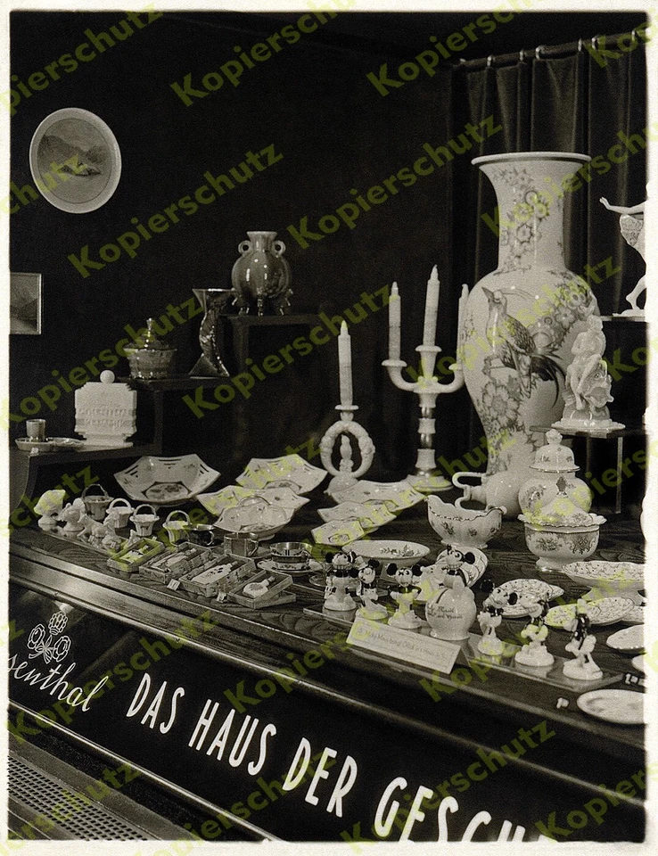 Foto Rosenthal Porzellan Figuren Micky Maus Comic Art Deco Design München 1931 - Bild 1 von 1