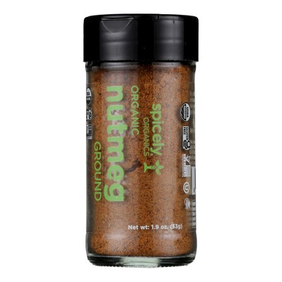Spicely Organics - Organic Nutmeg - Ground - Case Of 3 - 1.9 Oz.
