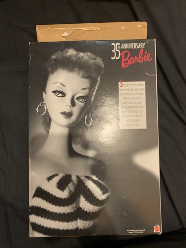 New 1959 Blonde Barbie Doll 35th Anniversary Special Edition #11590 REPRODUCTION - Picture 3 of 3