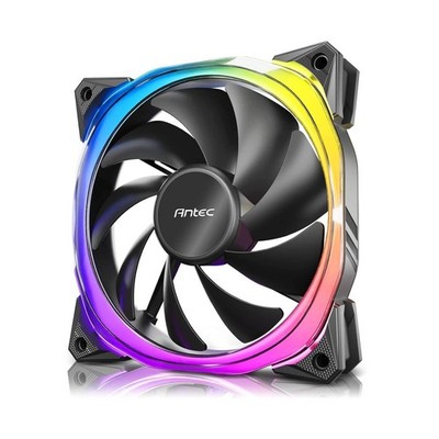 Antec Fusion 120mm ARGB Computer Gehäuselüfter bis 2000U/min schwarz (0-761345-77702-5)