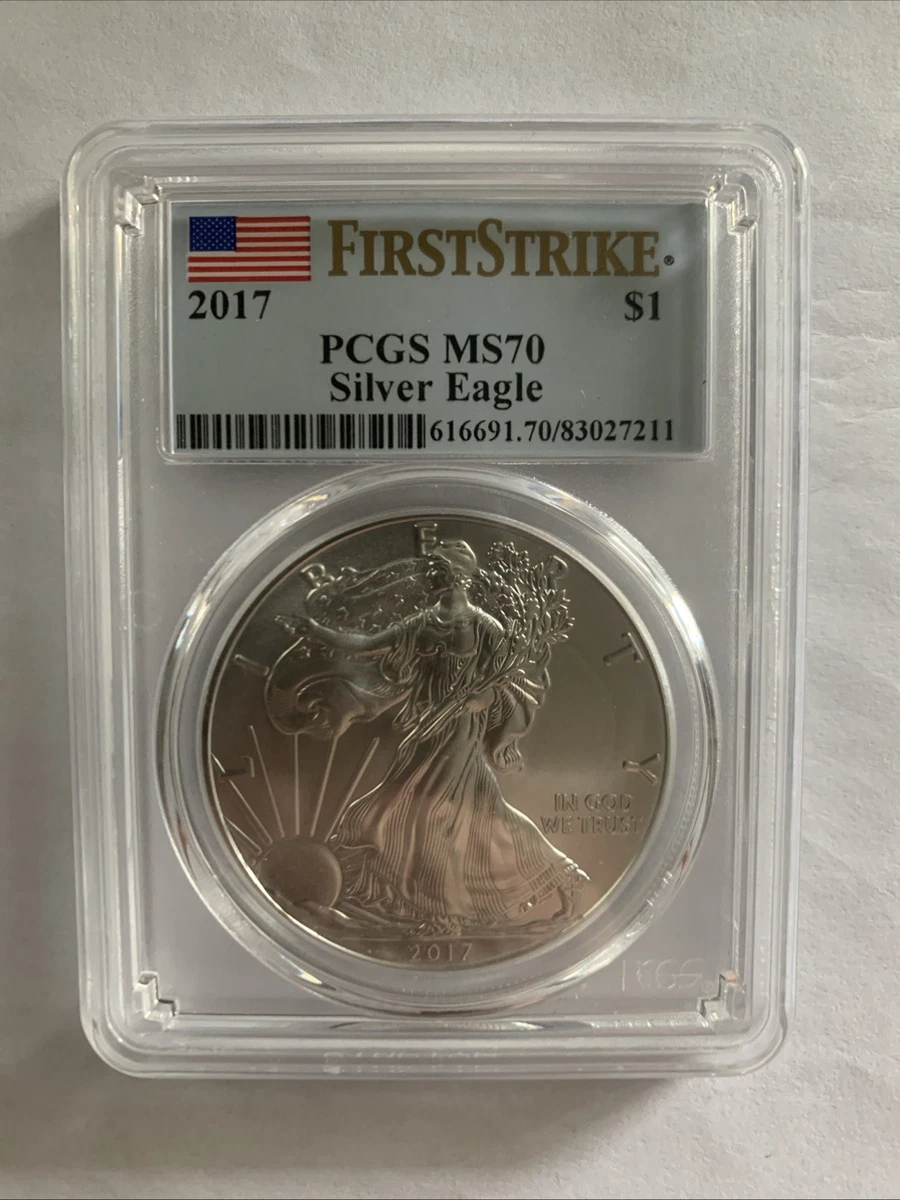 PCGS Certified MS 70 Graded 2017 Silver Bullion Coins for sale | eBay