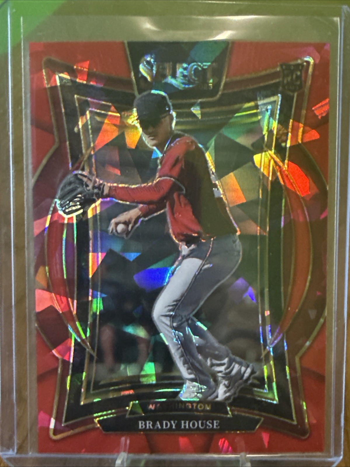 2025 Panini Select-#53 Brady House (RC) Red Ice Prizm /299