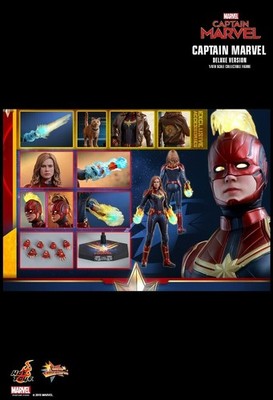 HOT TOYS MMS522 CAPTAIN MARVEL CAPTAIN MARVEL (DELUXE-VERSION) MASSSTAB 1:6
