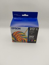 Genuine Epson 212XL Black 212 Yellow Magenta Cyan T212XL-BCS Dated 2028 New J
