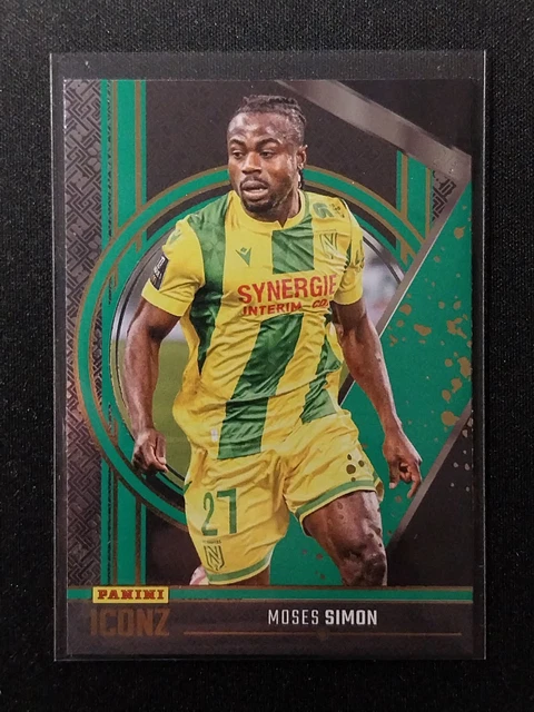 MOSES SIMON /5 GREEN PANINI ICONZ LIGUE 1 24-25 FC NANTES