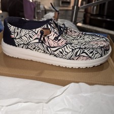 Hey Dude Womens Wendy Tropical Navy 8