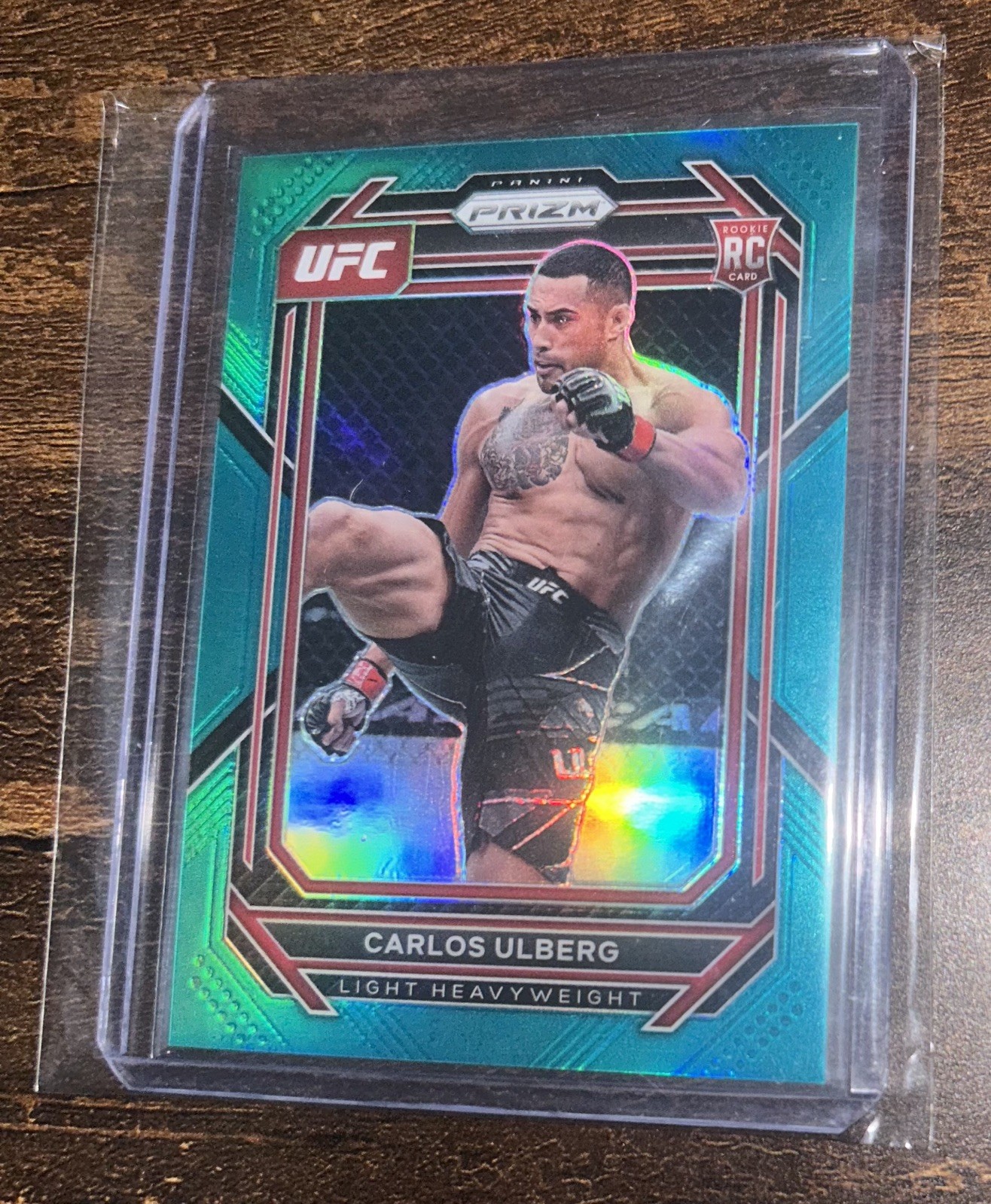 CARLOS ULBERG ROOKIE PRIZM /49 UFC 2023 Panini Teal #134 RC RARE