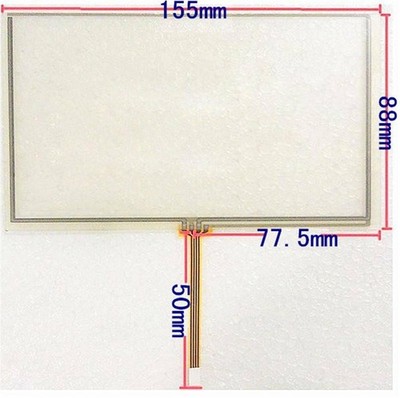 For 6.2'' 155*88mm 4 Wire Resistive Touch LCD Screen panel HSD062IDW1 &ex