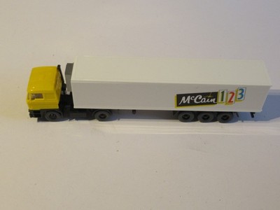 Rare! Wiking Werbemodell DAF 3300 Mc Cain 123 Kühlkoffer -TOP-