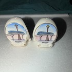1962 World’s Fair Space Needle Monorail US Pavilion Salt & Pepper Shakers — photo 3