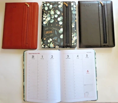 TRÖTSCH VERLAG Kalender 2026 TRÖTSCH Buchkalender mit Reißverschluss Tasche A5 Wochenplaner