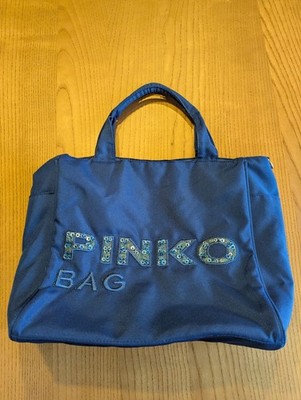 Pinko Tasche ''Hydrostatica'' aus Canvas mit Strass Logo - Casual Chic