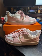 Size 5 GS - Nike Court Borough 2 Low White