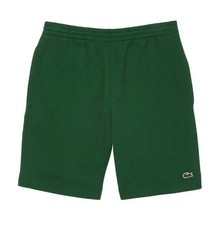Image of Lacoste Mens Shorts Regular Fit Fleece Organic Cotton Short in Pine Green