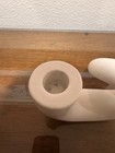 Jonathan Adler Horn Candle Holder White Porcelain — photo 3
