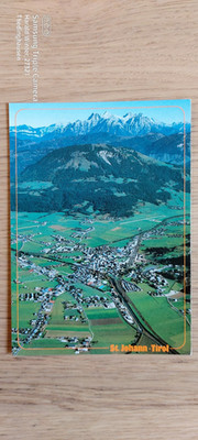Postkarte St. Johann in Tirol Flugplatz LOIJ Loferer Steinbergen L 134 ungel_