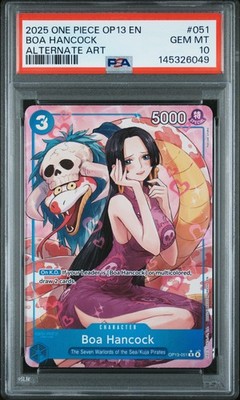Boa Hancock One Piece Op13-Carrying On His Will 051 NM PSA 10 | eBay