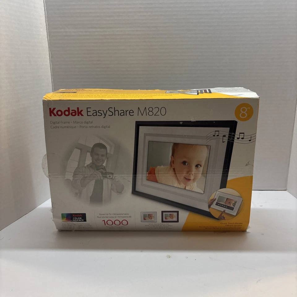 Kodak M820 Digital Frame-8” Wide 800 x 480 Pixel Screen-Store Up To 1,000 Images - Image 2 of 4