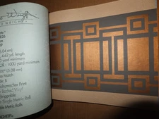 Frank Lloyd Wright Wallcovering Sample Book 10x13 1988 Schumacher Design History