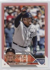 2023 Topps Series 1 Mother's Day Hot Pink /50 Miguel Cabrera #24 1p1