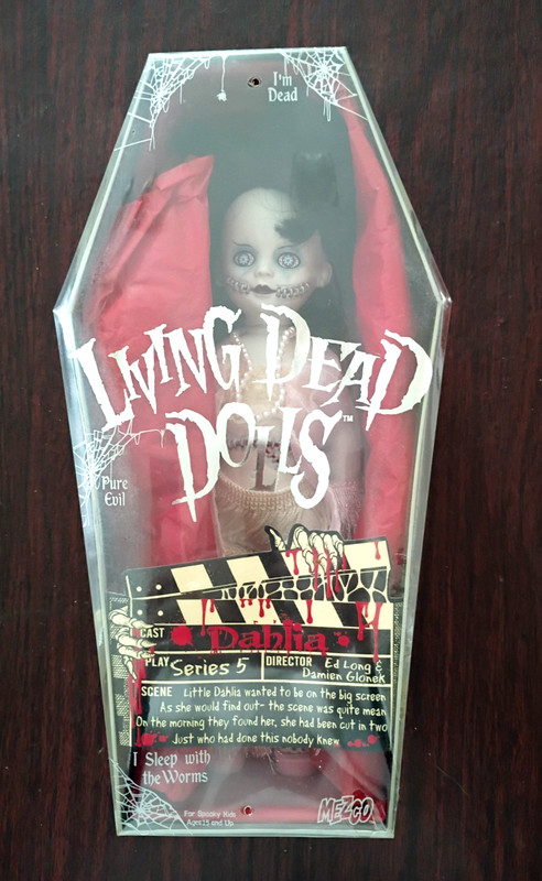 NOS NIOB Living Dead Dolls Dahlia Hollywood Series 5 Mezco 2000 New Sealed