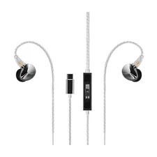 Questyle NHB15 USB C Cable Wired Earphones DAC Type-C 3.5mm