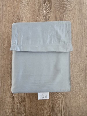 King Solid Performance 400 Thread Count Sheet Set Gray Threshold Cotton NEW