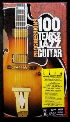 Progressions: 100 Jahre Jazzgitarre 4 CD Box-Set + 148 Seiten Buch versiegelt