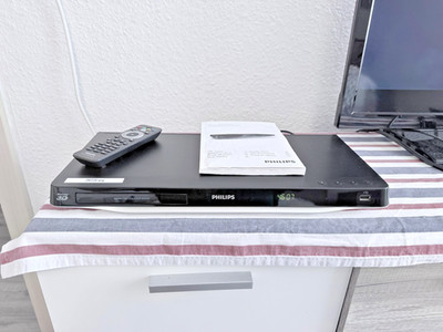 3D Blu-Ray PHILIPS BDP5500 Bluray DVD Player HDMI USB LAN mit Handbuch