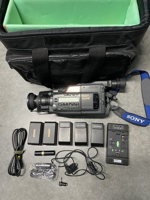 Sony Video Camera Recorder CCD-V801 Video Hi8 W/ Hard Case & More | Big Bundle