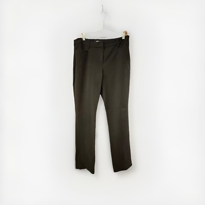 Express brand, Mid Rise straight editor Pant, black slacks  size 12 Tall