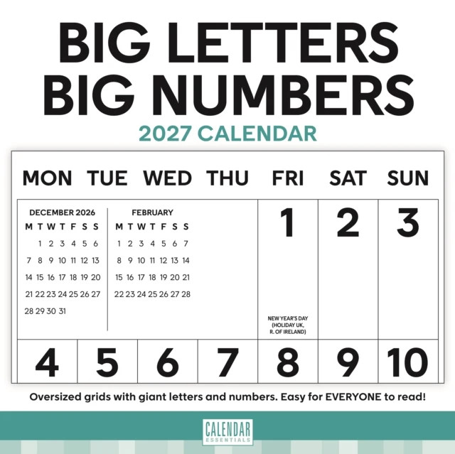 Big Digits Essential Big Letters Big Numbers W | eBay Australia