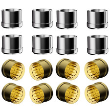 Conector fono enchufe chapado en oro/rodio conector blindaje tapa protectora RCA