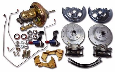 1967 -1969 Chevrolet Camaro power disc brake conversion kit w/ all hard lines