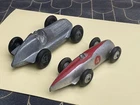 Dinky Toys No.23a And No.23c..racing Cars..vintage..original Models