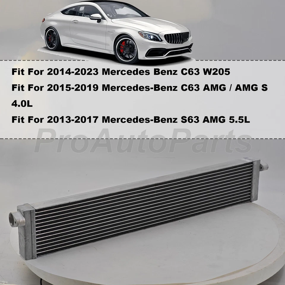 Nuevo enfriador de aceite para Mercedes Benz C63 W205 2014-2023 enfriador de aire, C63 AMG S63 AMG Foto 2 de 4
