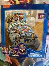 PAW Patrol The Movie Kids' Microfiber Twin Comforter New Ships Fast